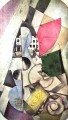 Cubist landscape contemporary Marc Chagall